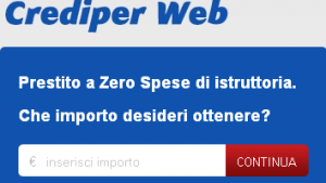 Prestito Personale Flessibile Online Crediper Web - Offerta Aprile 2015
